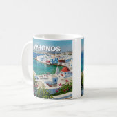 Mykonos Griechenland Griechische Inseln Little Ven Kaffeetasse (Vorderseite Links)