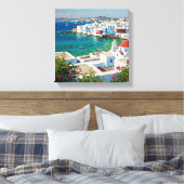 Mykonos Griechenland Griechische Inseln Little Ven Leinwanddruck (Insitu (Schlafzimmer))