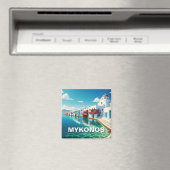 Mykonos Griechenland Griechische Inseln Magnet (In Situ (Geschirrspüler))