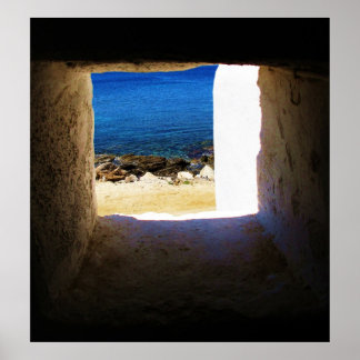 Mykonos, Griechenland, griechische Inseln, Poster