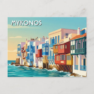 Mykonos Griechenland Griechische Inseln Postkarte