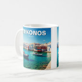 Mykonos-Griechenland-Inseln Kaffeetasse (Vorderseite Links)