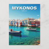 Mykonos-Griechenland-Inseln Postkarte (Vorderseite)
