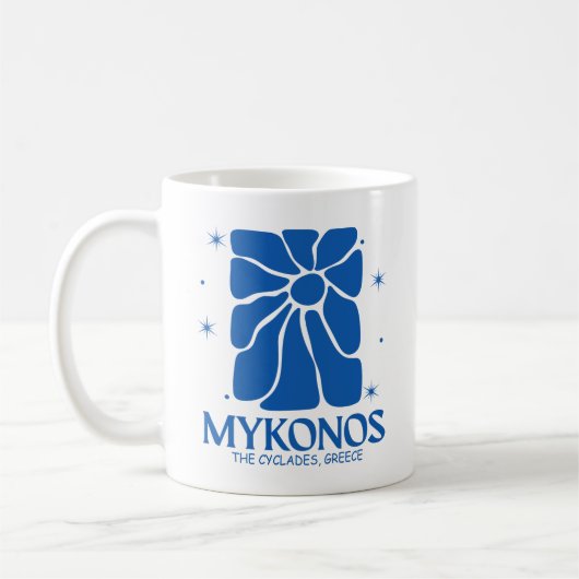 Mykonos Griechenland Kaffeetasse (Links)