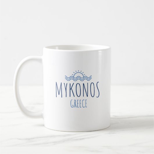 Mykonos Griechenland Kaffeetasse (Links)