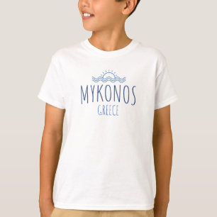 Mykonos Griechenland Kinder Jungen T-Shirt
