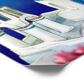 Mykonos Griechenland Kunstmuseum Poster (Ecke)