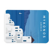 Mykonos Griechenland Magnet (Horizontal)