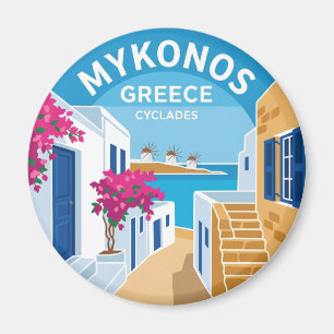 Mykonos Griechenland Magnet