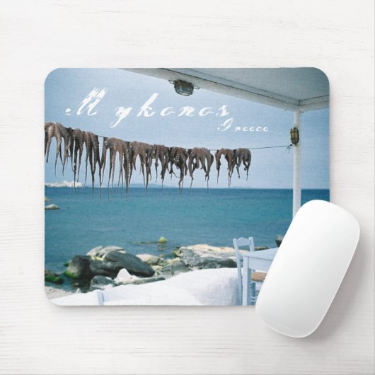 Mykonos, Griechenland Mousepad (Mit Mouse)