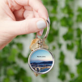 Mykonos, Griechenland-Panorama Schlüsselanhänger (Hand)