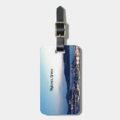 Mykonos, Griechenland Panoramafoto Gepäckanhänger (Vorderseite vertikal)