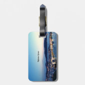 Mykonos, Griechenland Panoramafoto Gepäckanhänger (Rückseite vertikal)