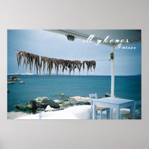 Mykonos, Griechenland-Plakat Poster