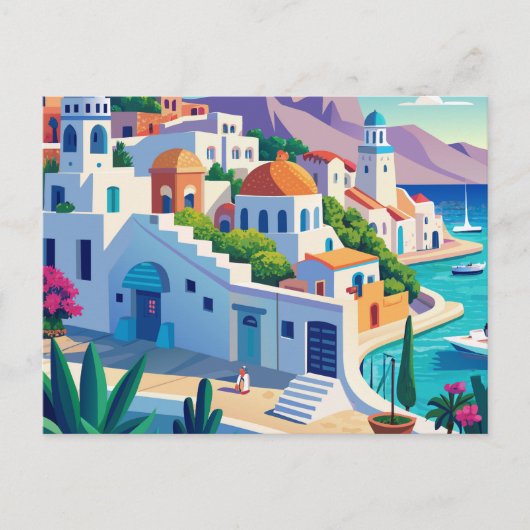 Mykonos, Griechenland Postkarte (Vorderseite)