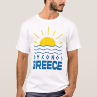 Mykonos Griechenland Sonnenschein und Meer Weiße M