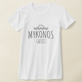 Mykonos Griechenland T - Shirt Frauen