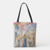 Mykonos, Griechenland Tote Bag Tasche (Rückseite)