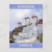 Mykonos Griechenland Windmill Griechische Inseln Postkarte (Vorderseite)