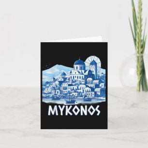 Mykonos Island Griechenland Griechenland Souvenir  Karte