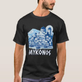 Mykonos Island Griechenland Griechenland Souvenir  T-Shirt (Vorderseite)