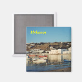 Mykonos-Küchenmagnet Magnet (Vorderseite/Rückseite)