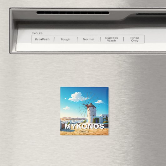 Mykonos Kühlschrank Windmill Magnet (In Situ (Geschirrspüler))