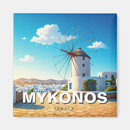 Mykonos Kühlschrank Windmill Magnet