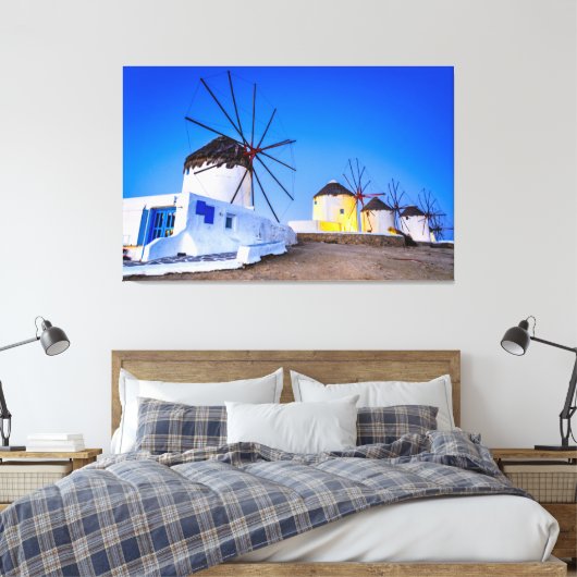Mykonos Leinwanddruck (Insitu (Schlafzimmer))