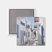 Mykonos Magnet (Vorderseite/Rückseite)
