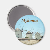 Mykonos-Magnet Magnet (Vorderseite/Rückseite)