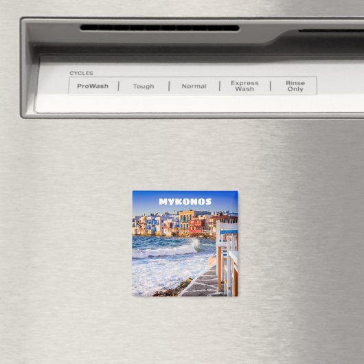 Mykonos-Magnet mit Little Venice Magnet (In Situ (Geschirrspüler))