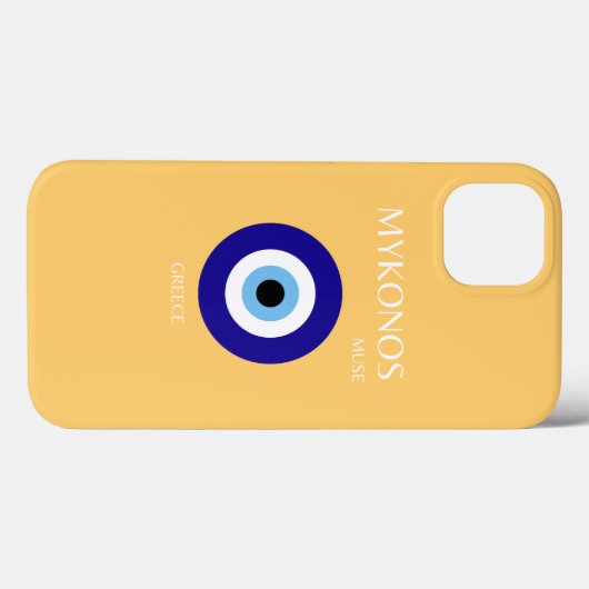 Mykonos-Maus, gelb Case-Mate iPhone Hülle (Rückseite (Horizontal))