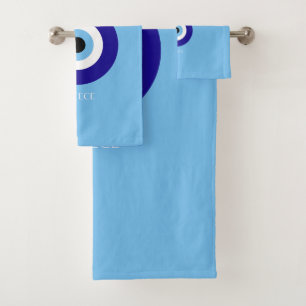 Mykonos Muse, blau Badhandtuch Set