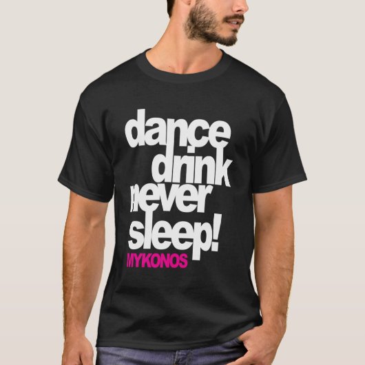 MYKONOS-PARTY T-Shirt (Vorderseite)