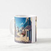Mykonos Path Greece Cyclades Travel Kaffeetasse (Vorderseite Links)