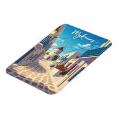 Mykonos Path Greece Cyclades Travel Magnet (Linke Seite)