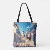 Mykonos Path Greece Cyclades Travel Tasche (Rückseite)