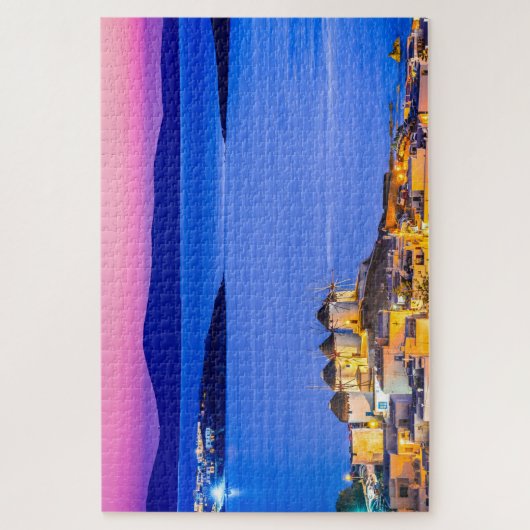Mykonos Sonnenuntergangpuzzlespiel Puzzle (Vertikal)