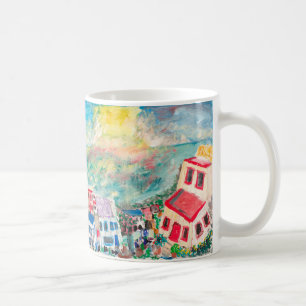 Mykonos Sonnenuntergangschale Kaffeetasse