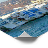 Mykonos Stadt Poster (Ecke)