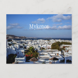 Mykonos Stadt Postkarte