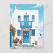 Mykonos Streets Postkarte (Vorderseite)