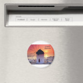 Mykonos Sunset (St.K.) Magnet (In Situ (Geschirrspüler))
