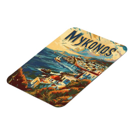 Mykonos Vintag Magnet (Linke Seite)