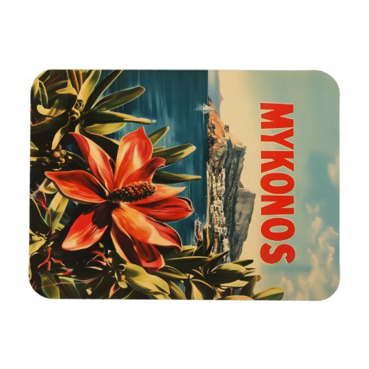 Mykonos Vintag Magnet (Horizontal)