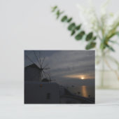 Mykonos Windmühlen Postkarte (Stehend Vorderseite)