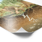 Mykorrhizalpilz Fotodruck (Ecke)