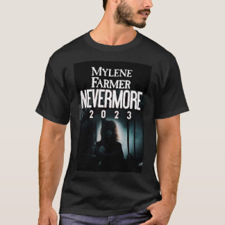 MYLENE FARMER NEVERMORE 2023 Retro lustiger Junge T-Shirt