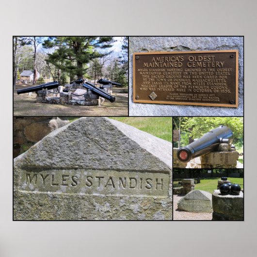 Myles Standish Burying Ground Poster (Vorne)